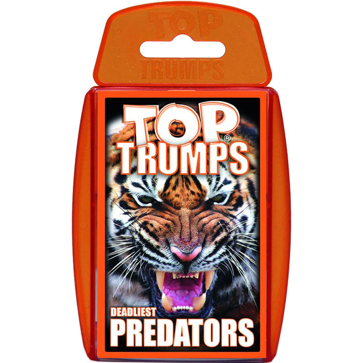 Predators Classic Card Game, Learn facts about Killer Whales, Lions and Scorpions in this educational pack, great gift for aged 6 plus