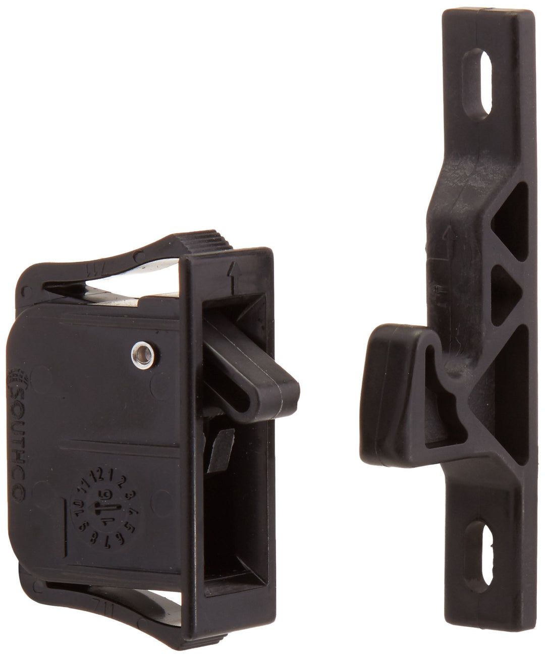 Inc C3-310 Snap-In Grabber Catch .043 to .114 Panel Thickness, 10 Lbs. Pull Force