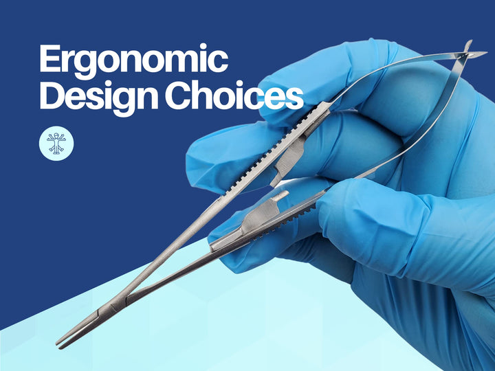 Castroviejo 5.5 inches Micro Needle/Suture Holder Driver with Lock Stainless Steel Needle Driver for Suturing