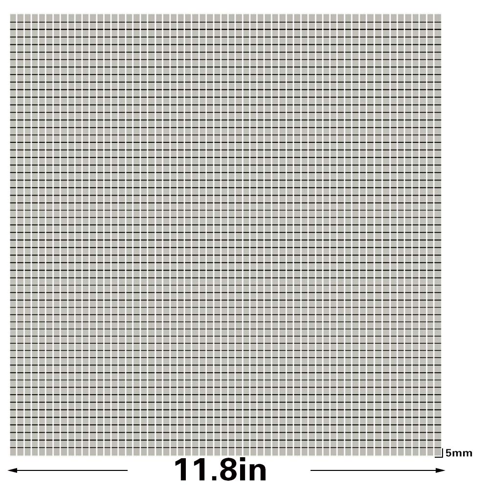3600PCS Self-Adhesive Mini Square Glass Mirrors Mosaic Tiles, Real Glass Craft Mini Square &amp; Round Mirrors Mosaic Tiles for Disco Ball and DIY Craft Decoration,0.5 x 0.5 cm