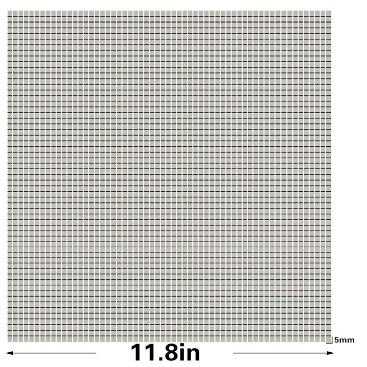 3600PCS Self-Adhesive Mini Square Glass Mirrors Mosaic Tiles, Real Glass Craft Mini Square &amp; Round Mirrors Mosaic Tiles for Disco Ball and DIY Craft Decoration,0.5 x 0.5 cm