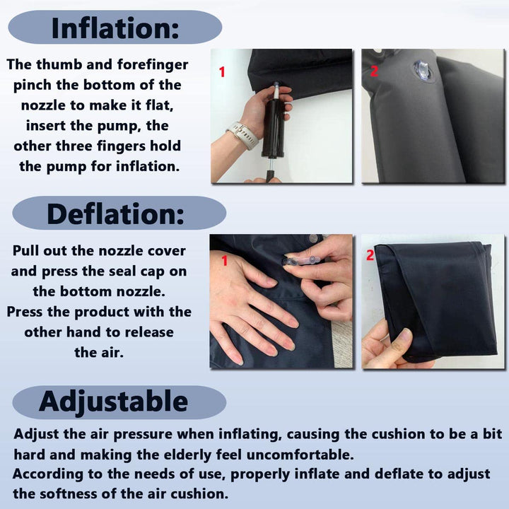 EDWERD HXCH Inflatable Cushions - Elderly Nursing Seat 