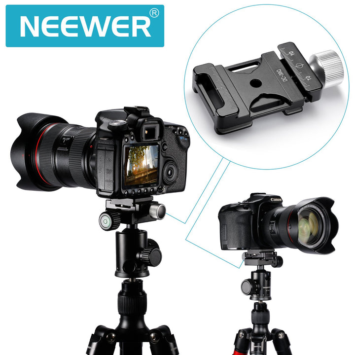 Neewer Aluminum Screw Knob Clamp Compatible Mini Quick 