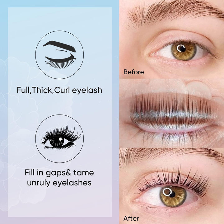 Lash Lift Glue, Eyelash Adhesives, Eyelash Perm Glue Strong Sticky Eyelash Lifting Glue for Lash Perming or False Eyelashes Dissolves Quickly in Water