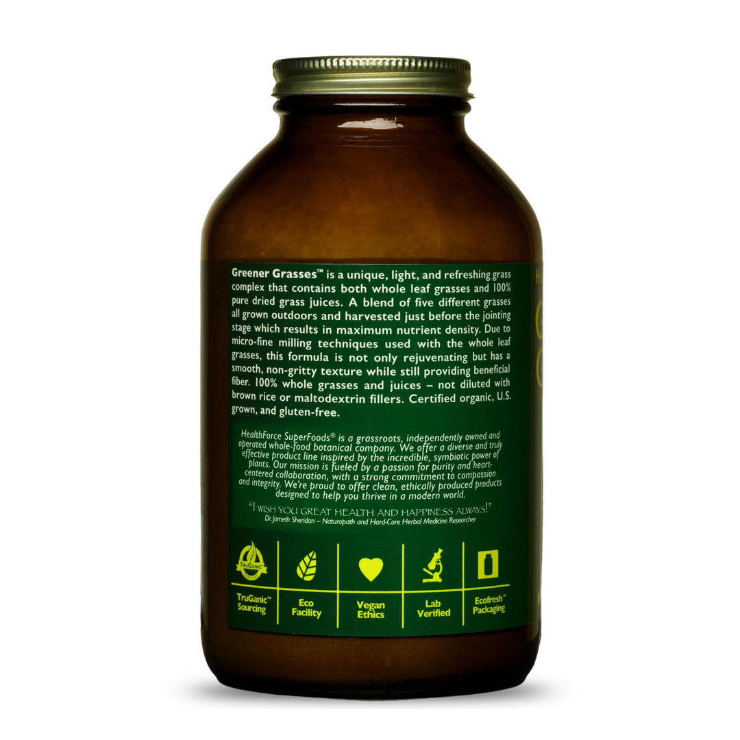 HealthForce SuperFoods Greener Grasses - 10 Oz Powder
