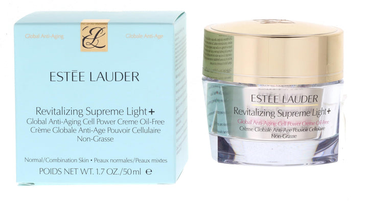 Estee Lauder Revitalizing Supreme Light +Global Anti-Aging Cell Power Creme Oil Free, 1.7 Fl Oz