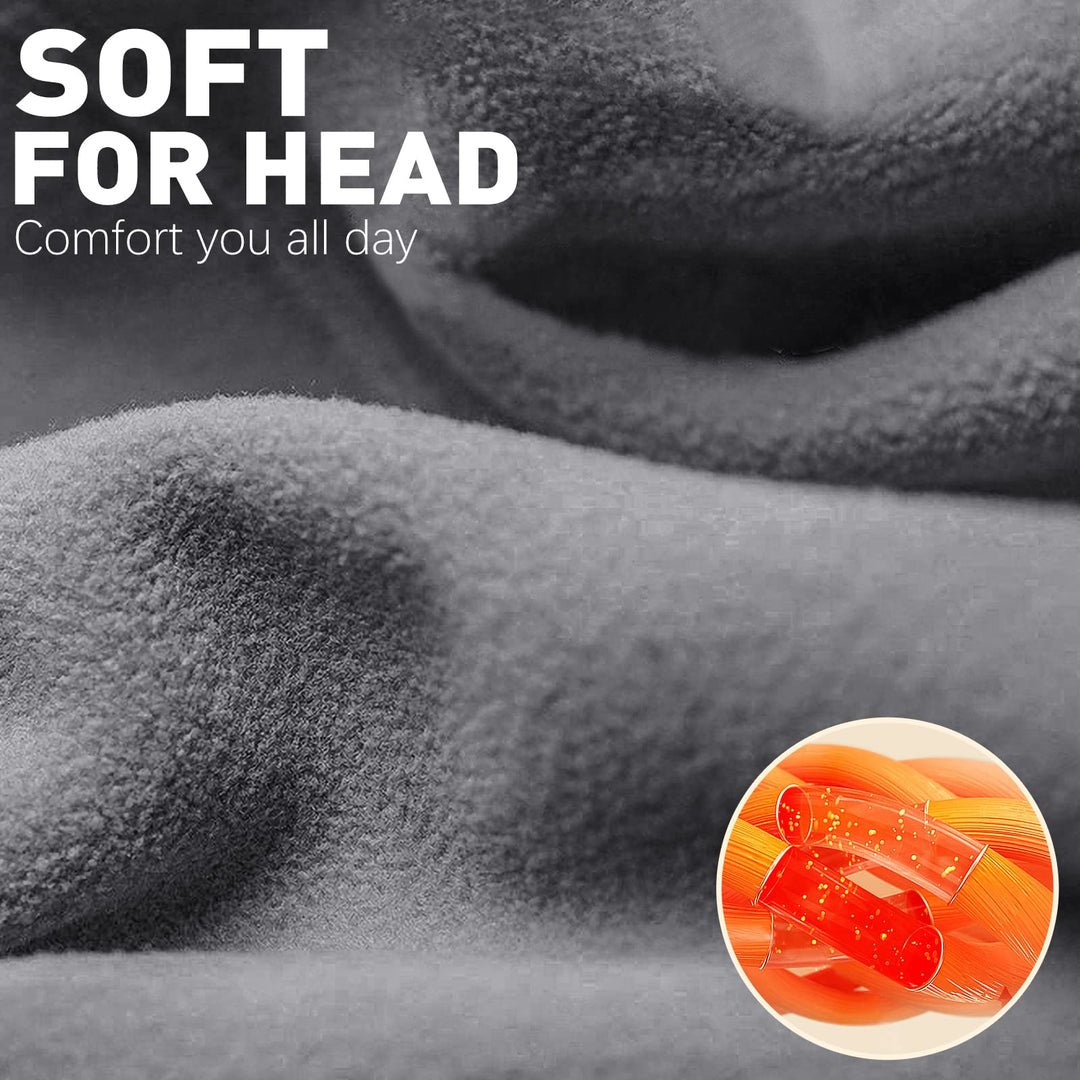 Fleece Ear Warmers for Men Women Kids - Winter Headband Ear Muffs Ear Covers for Cold Weather Running Cycling Ski