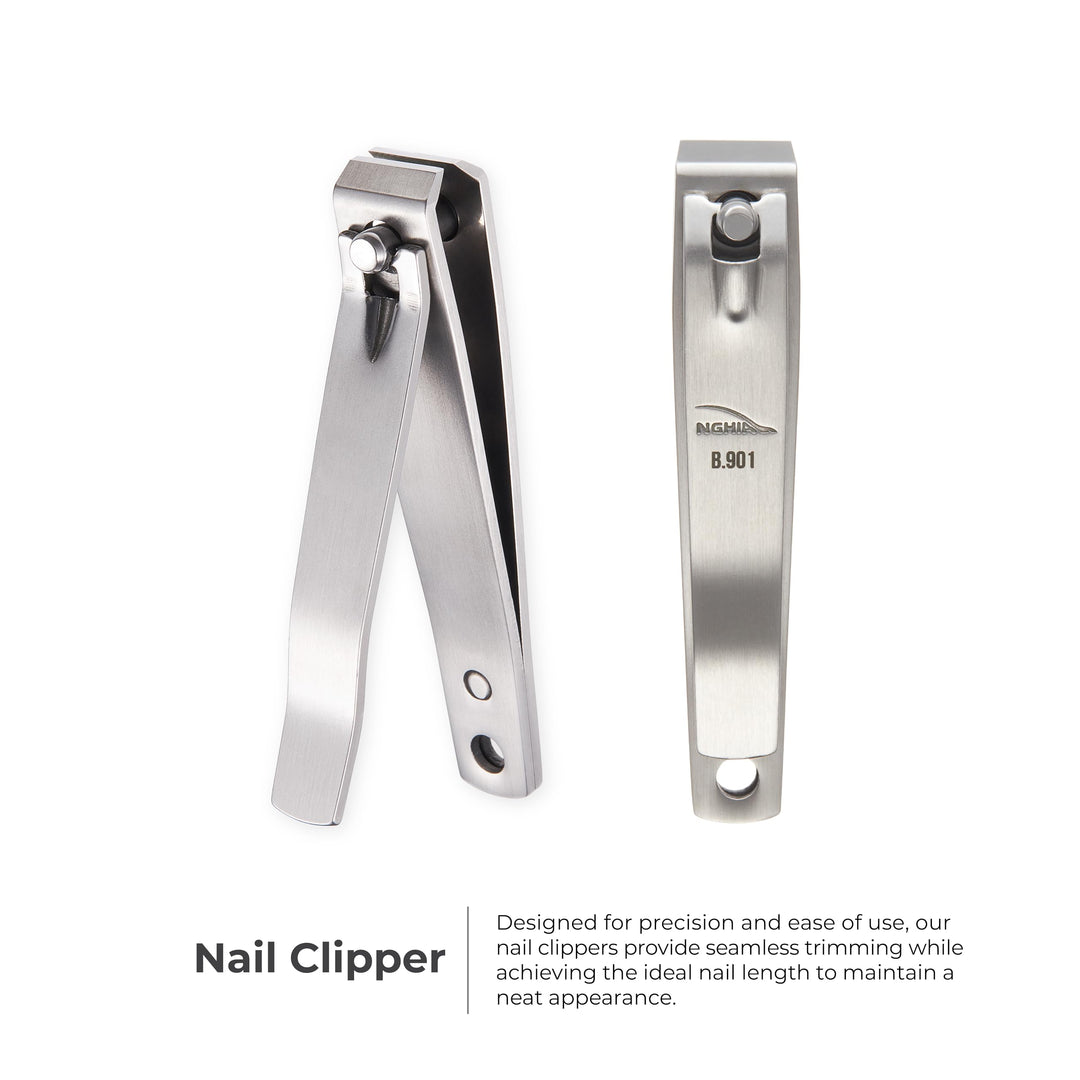 Professional Nail Clipper Large For cutting both Fingernails and Toenails NEVER RUST Stainless Steel