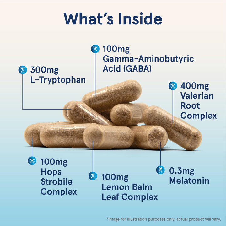 Sleep Optimizer, Herbal and Amino Acid Blend, 60 Count, Up to a 30 Day Supply