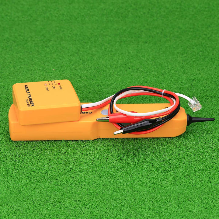 Cable Finder Tone Generator Probe Tracer Wire Tracker Cable Circuit Tester Features Alligator Clips RJ11 Plug Finding Tool