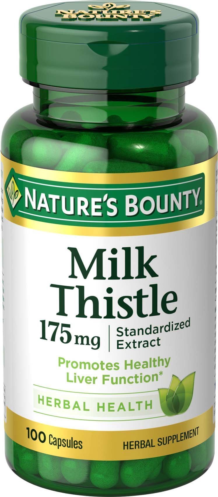 Milk Thistle by Nature&#39;s Bounty, Herbal Health 
