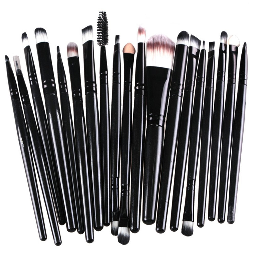 20pcs Makeup BRUSHES Kit Set Powder Foundation Eyeshadow Eyeliner Lip Brush NEW (PURPLE + GOLD)