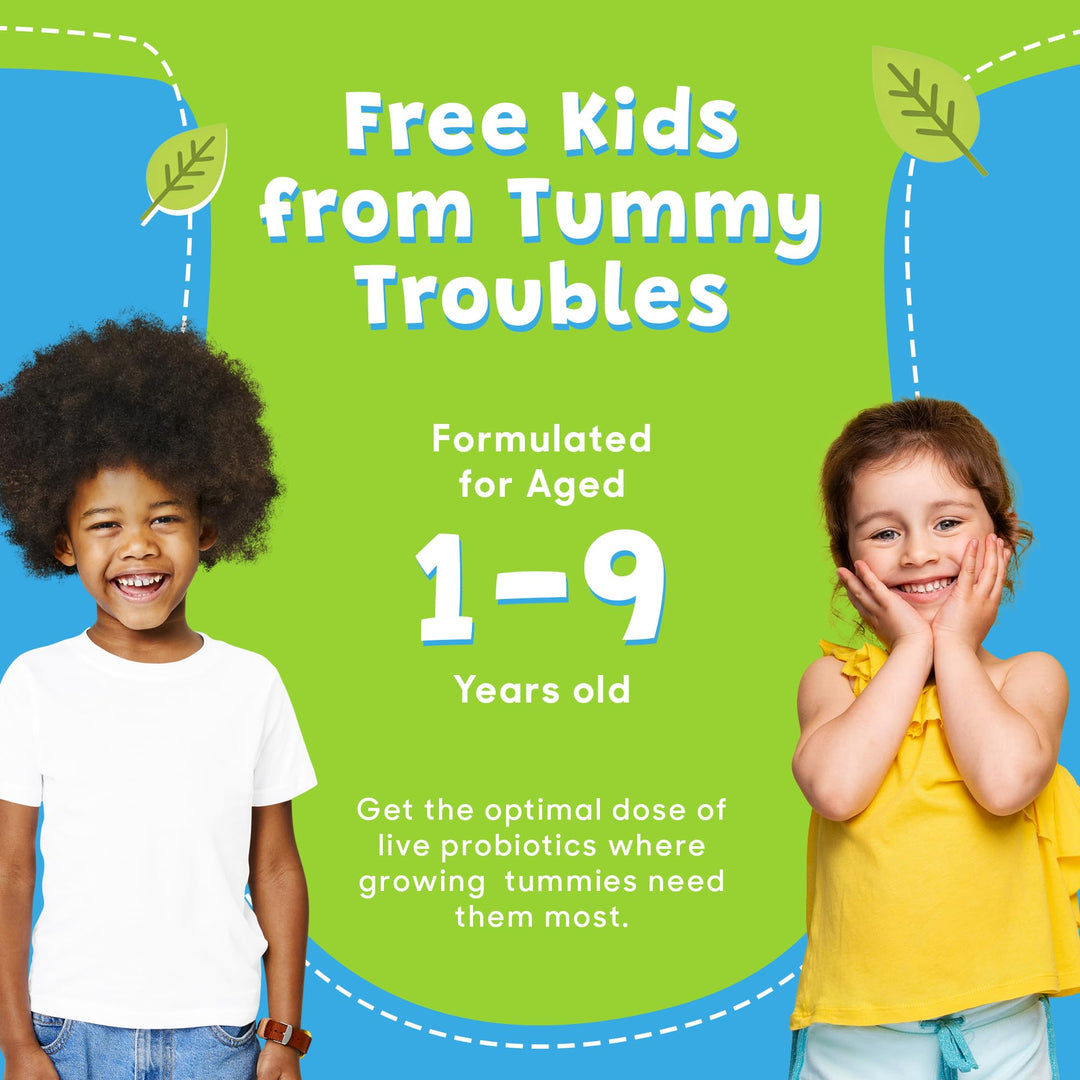 Humarian Liquid Probiotics for Kids Aged 1-9 Years Old - Superior 8-Strain Probiotic Drops to Fortify Gut Health, Immunity and More - 30-Day Supply - Tasty Grape Flavor
