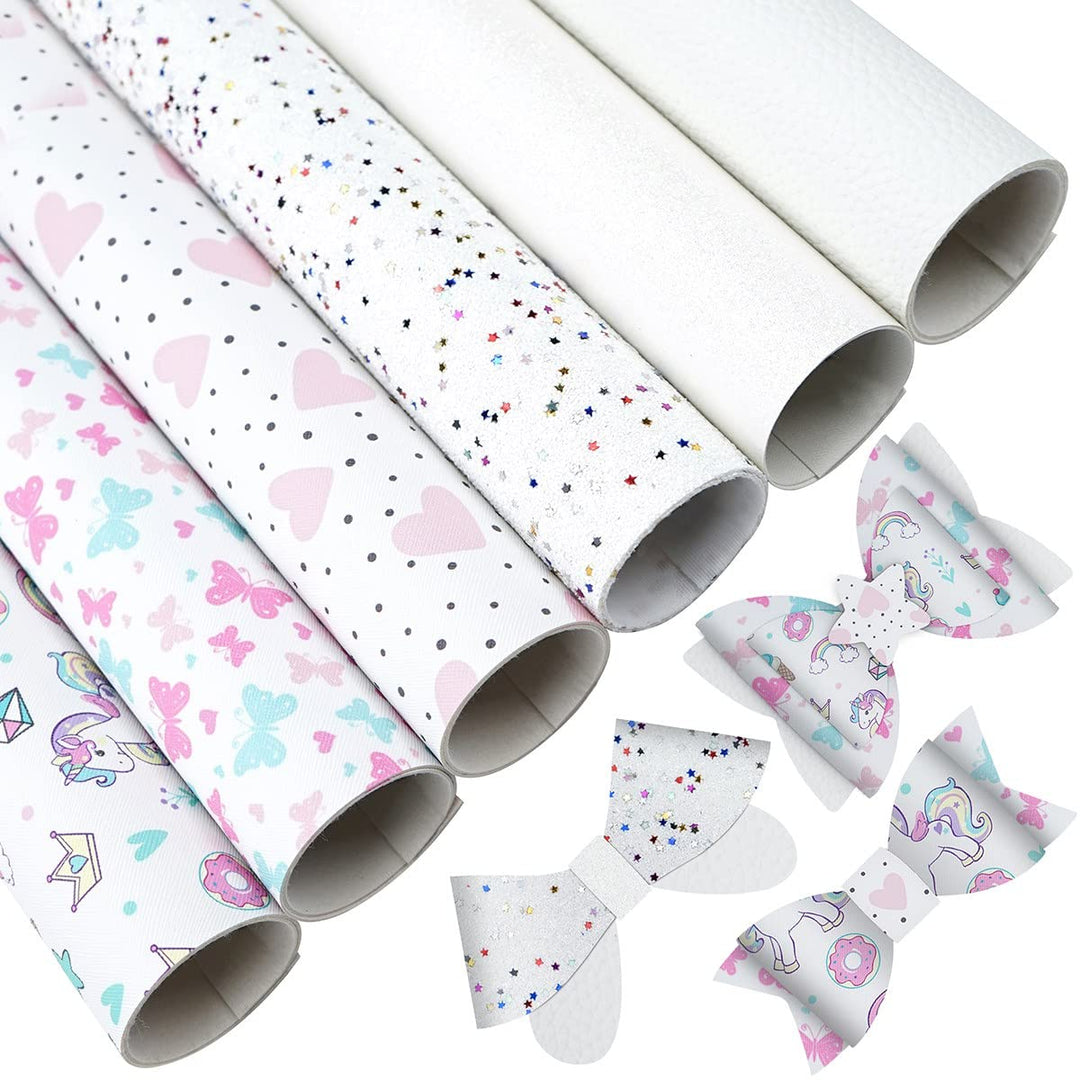 6 Pieces/Set 8x12 Inch (21cm x 30cm) A4 Bundle Leather 