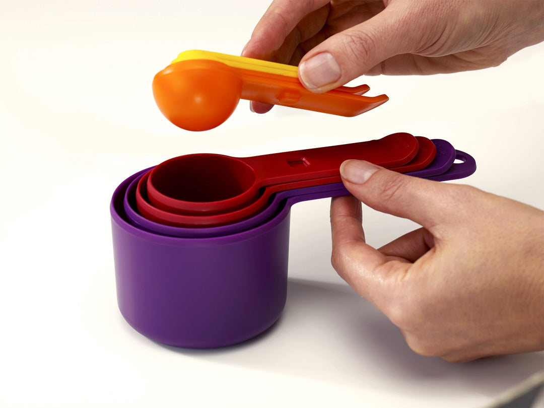 Nest Measure Measuring Cups and Measuring Spoons Set, Multicolored