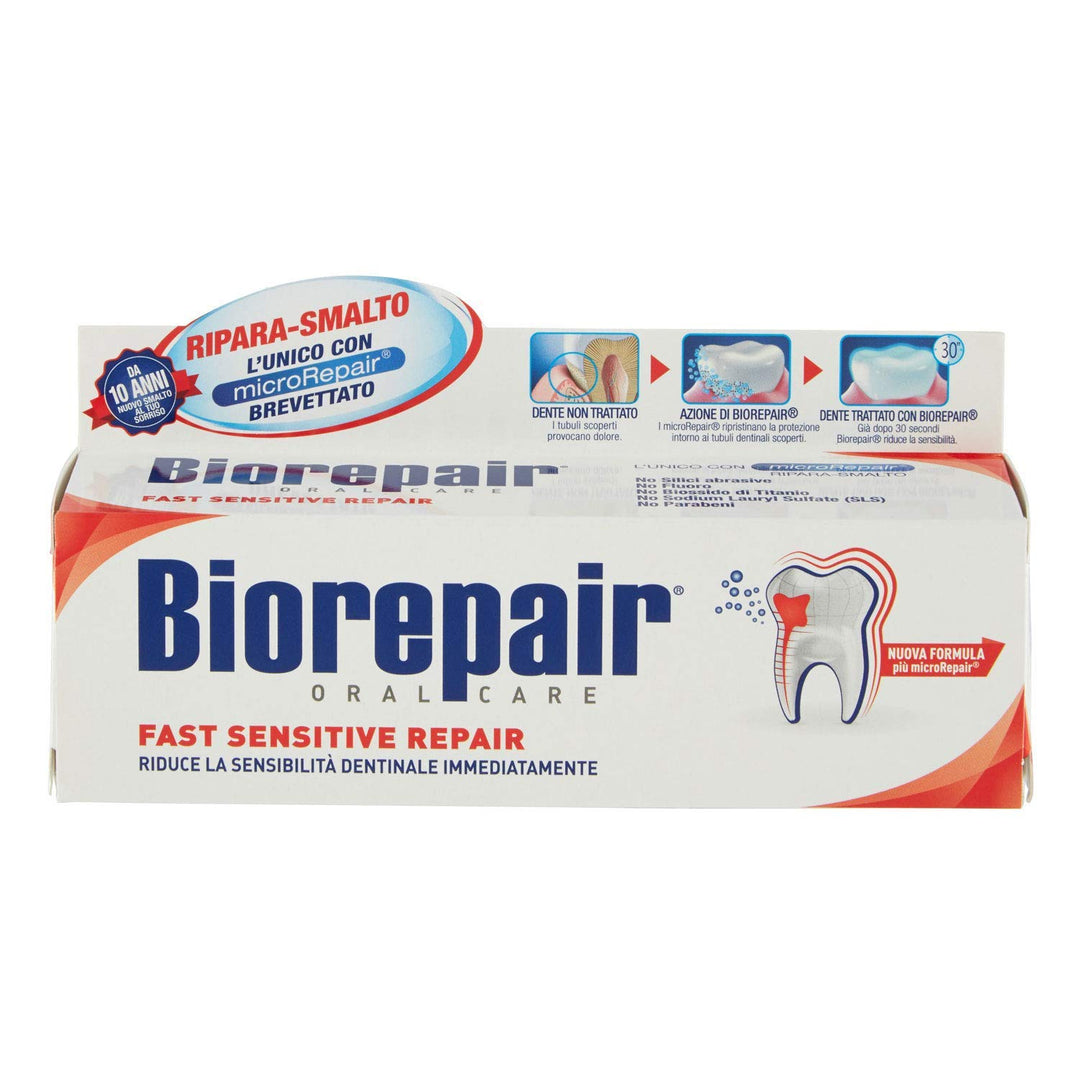 :Fast Sensitive Repair Toothpaste with microRepair, New Formula - 2.5 Fluid Ounce (75ml) Tube [ Italian Import ]