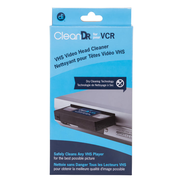 CleanDr VHS Video Head Cleaner, Dry Technology - No Flu