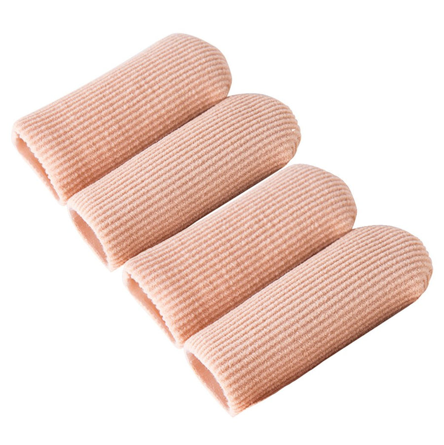 Makhry 4pcs Adjustable Cuttable Gel Toe and Finger Cap 