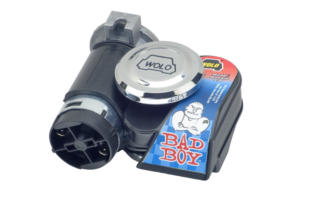 (419) Bad Boy Air Horn - 12 Volt , Black