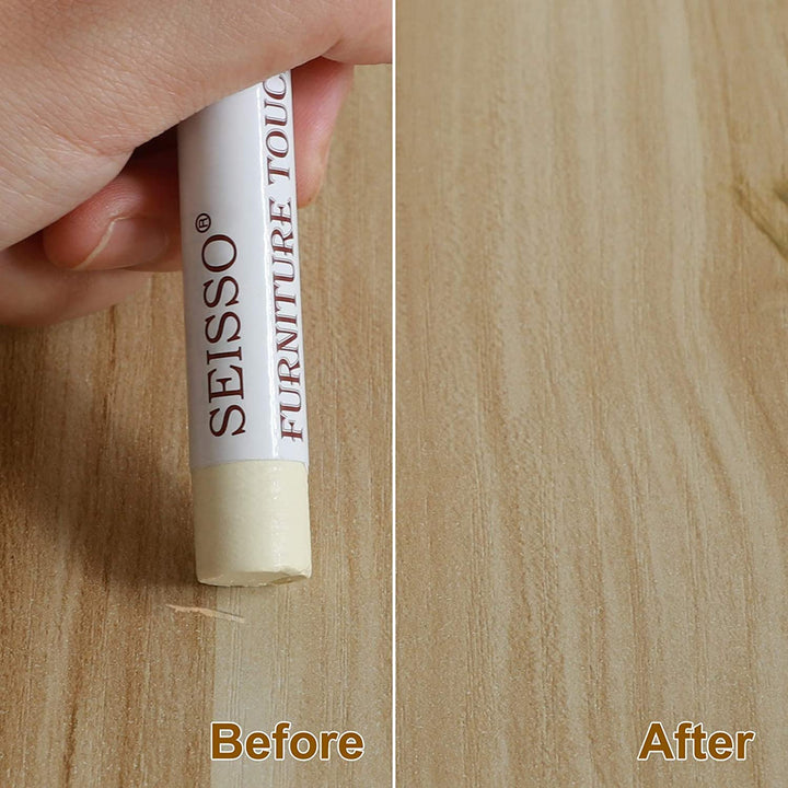 SEISSO Wood Filler Sticks, Furniture Wax Crayons for Sc