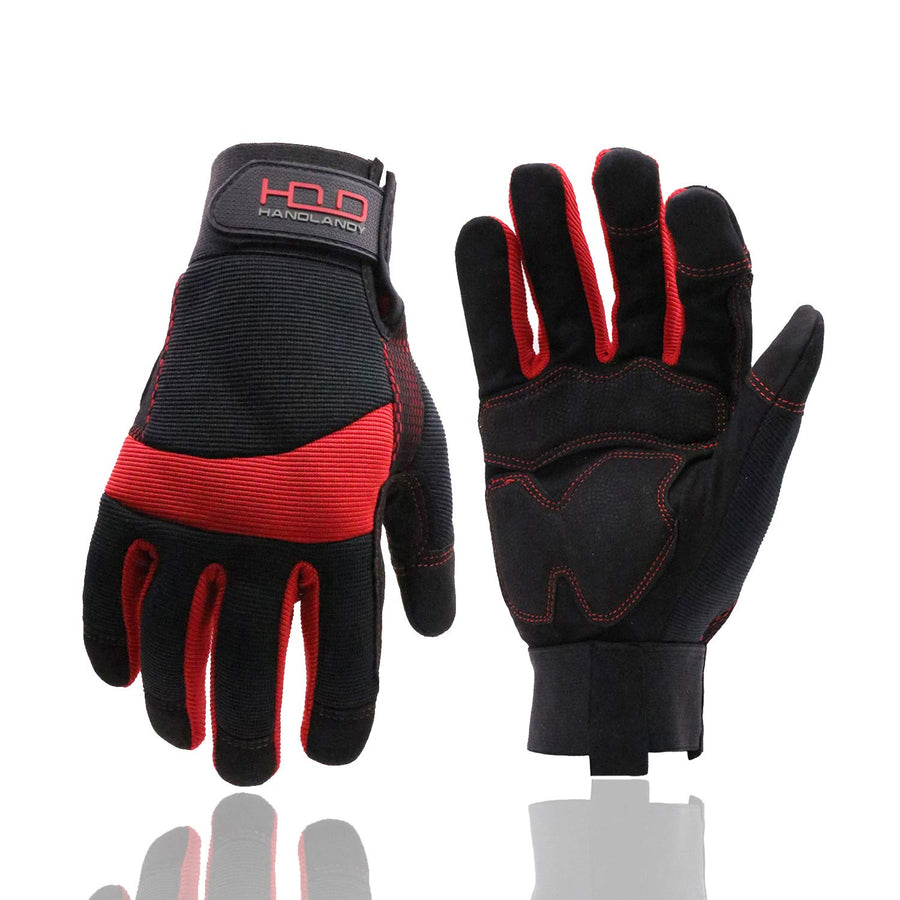 HANDLANDY Anti Vibration Safety Work Gloves for Men Wom