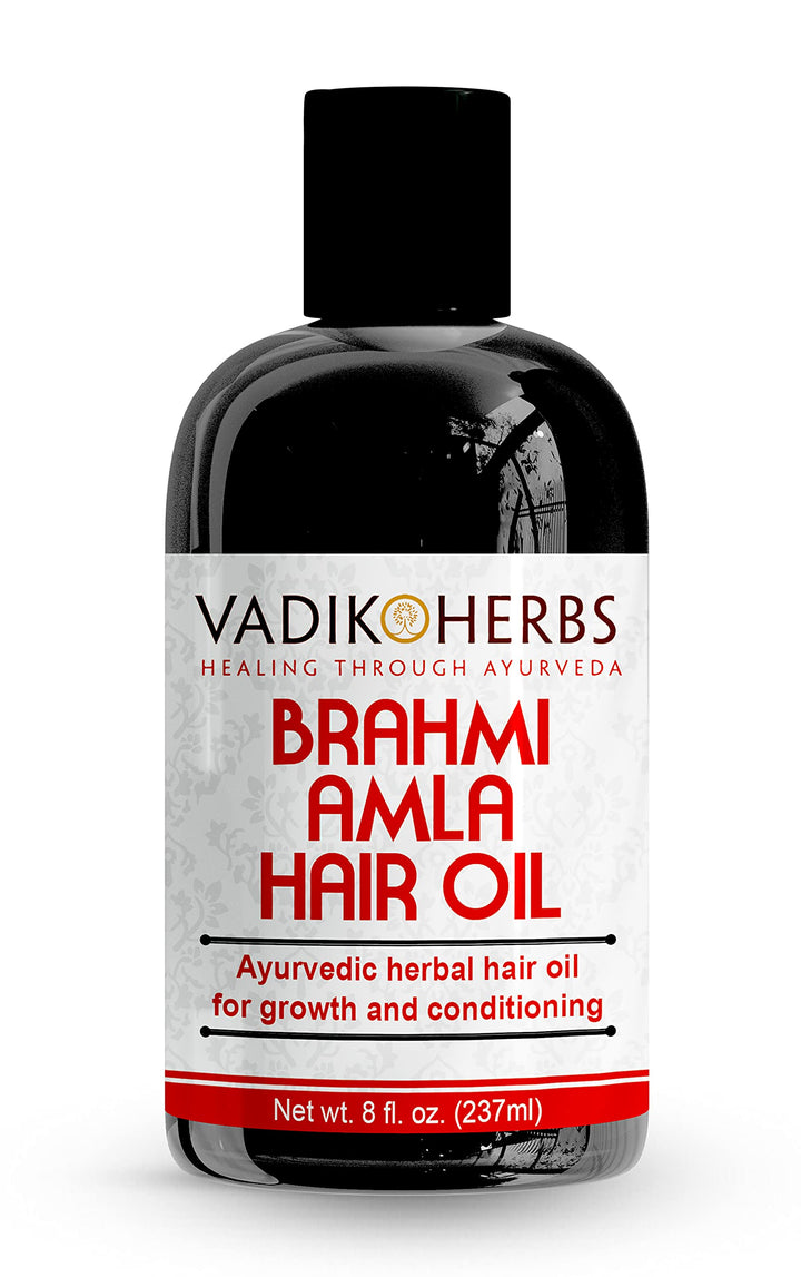 Brahmi-Amla Oil, 8 oz, Bazaar of India
