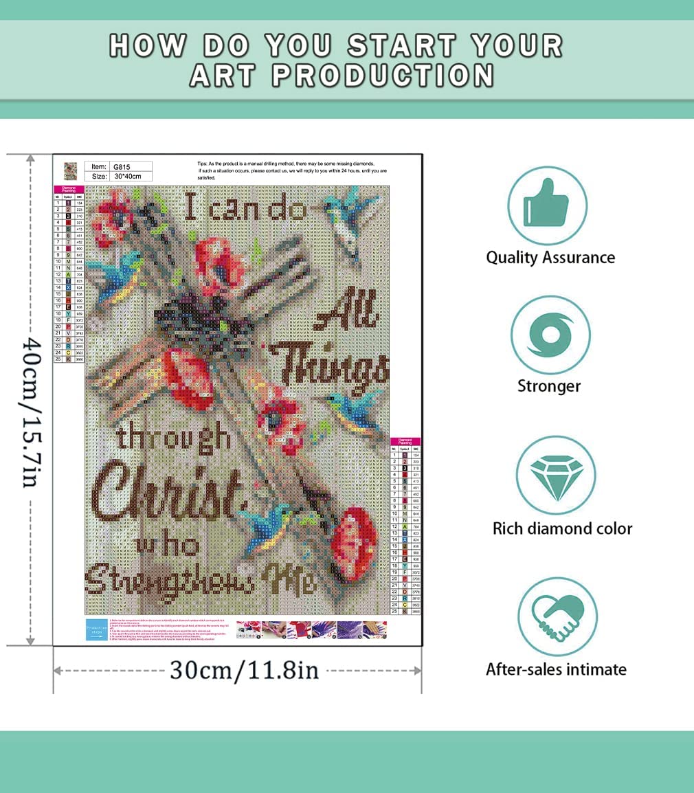 Christ Diamond Painting Kits for Adults,5D Diamond Art 