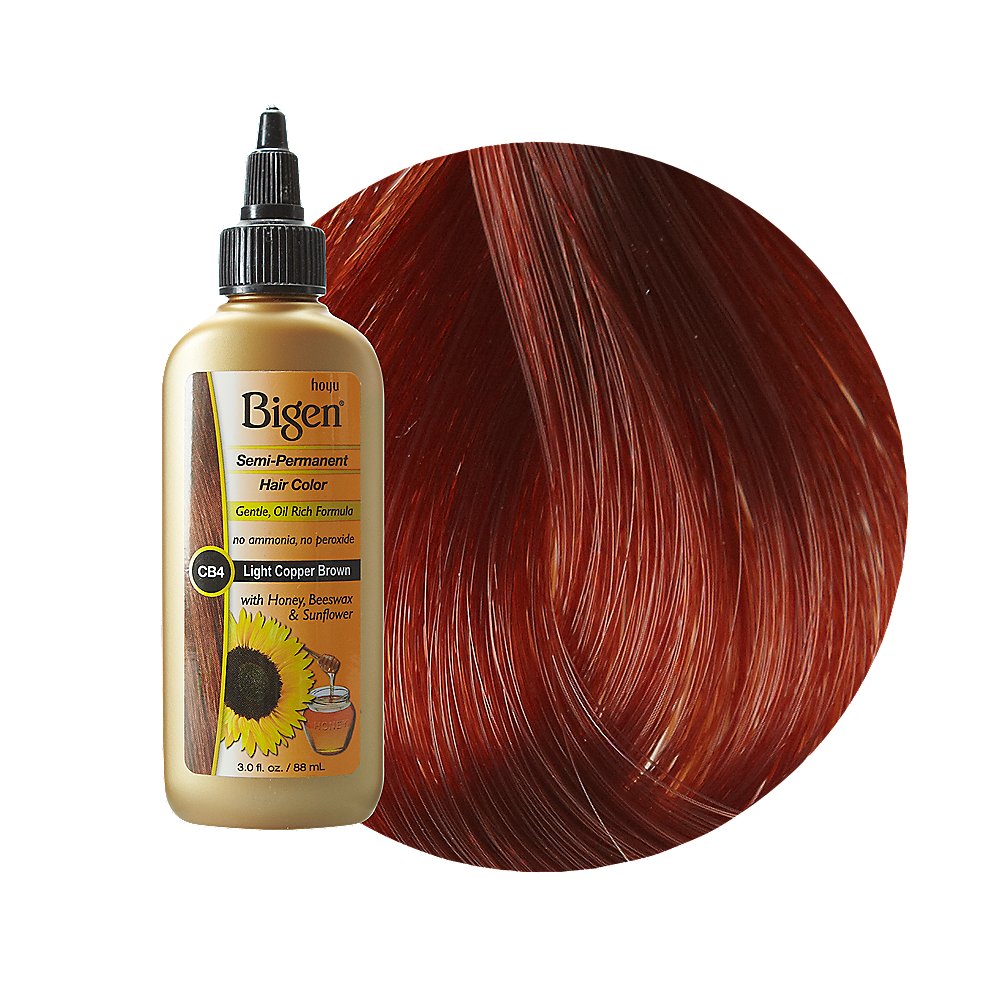 Semi Permanent Hair Color, Light Copper Brown, 1 Count, 3 Fl Oz (Pack of 1)