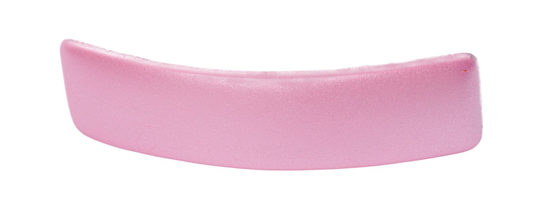 Pink Blend : French Automatic Rectangular Hand Painted Barrette, Pink Blend