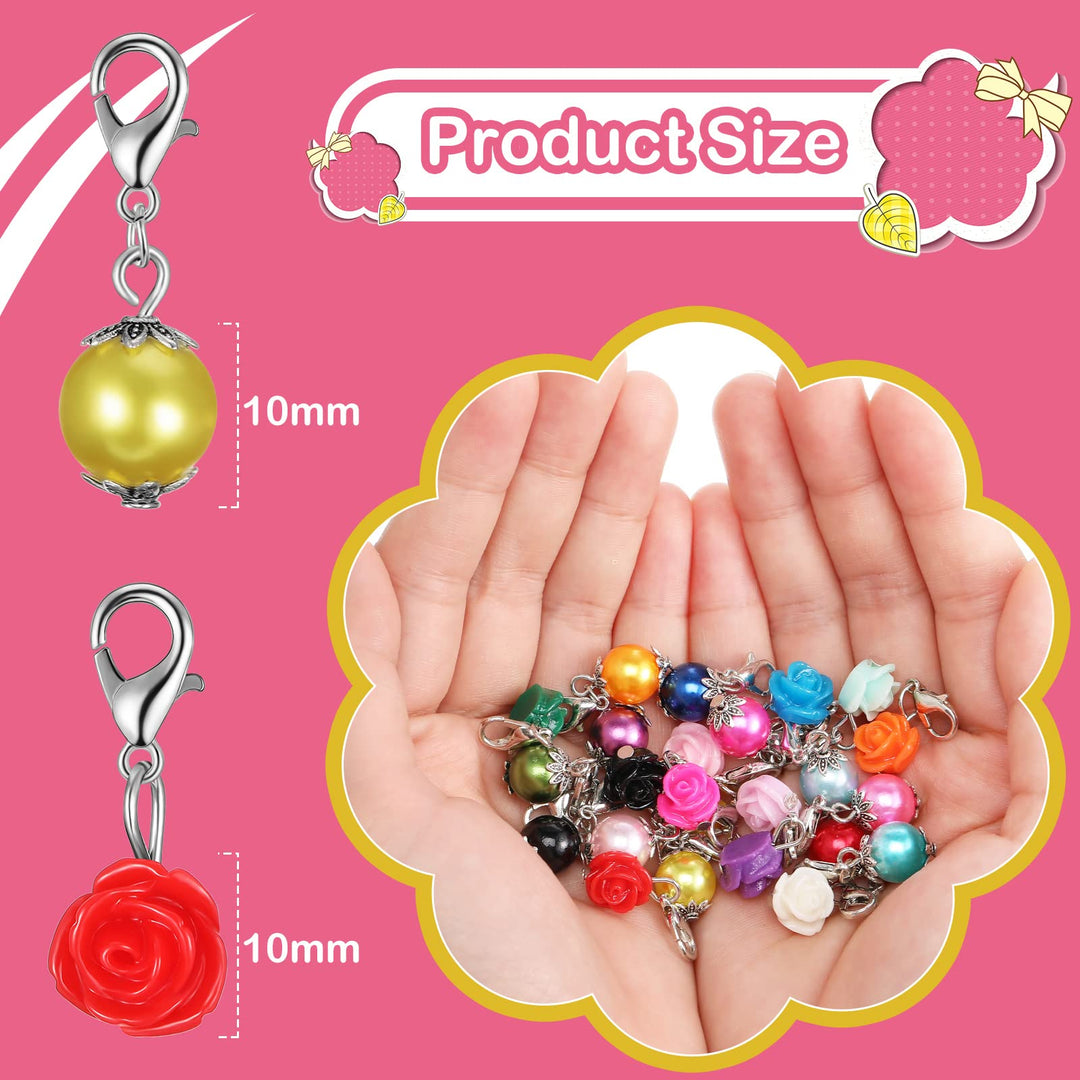 Junkin 24 Pcs Stitch Markers for Crocheting Clasp Croch