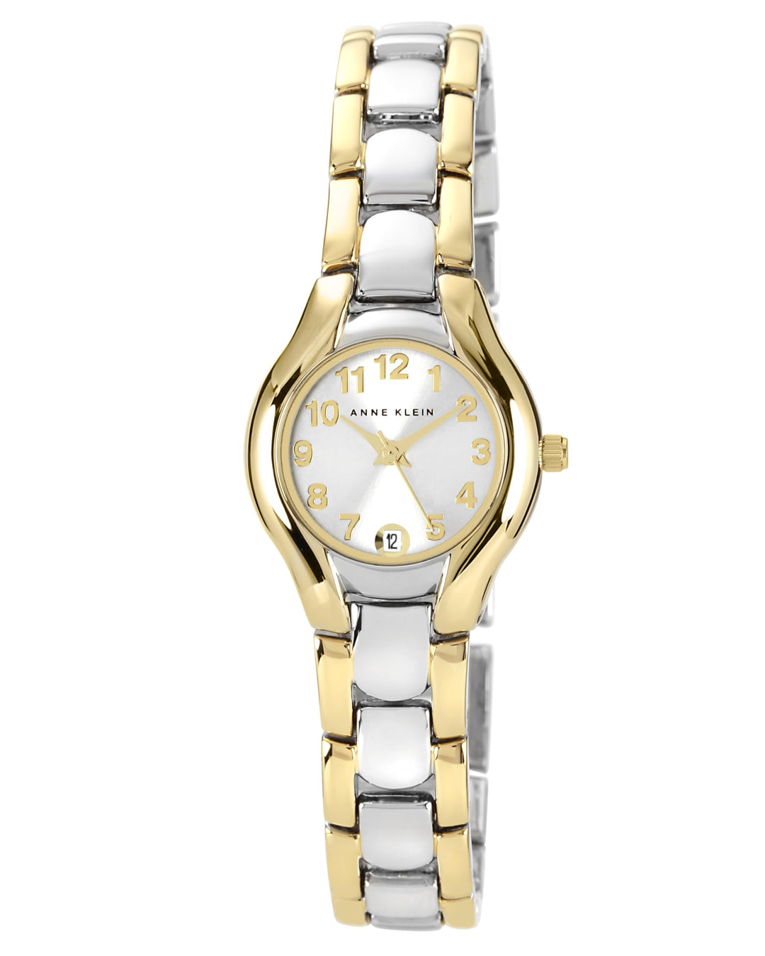 Women&#39;s 10-6777Svtt Two-Tone Dress Analog Silver Dial Watch with an Easy to Read Dial (Metal)