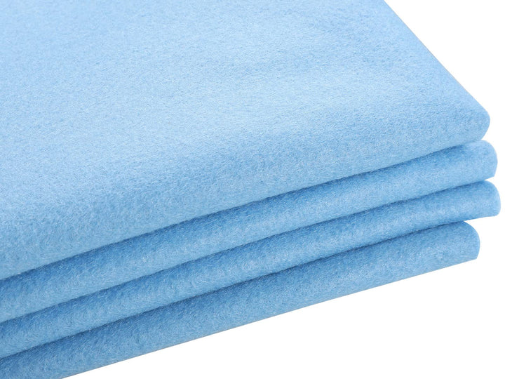 Picheng Solid Color 36x54(91cm x 137cm) Soft Felt Fabric Sheets 1.4mm Thick, 1 Yard Soft Nonwoven Fabric Sheets Suitable for Sewing and Handmade DIY Craft Projects (Light Blue)