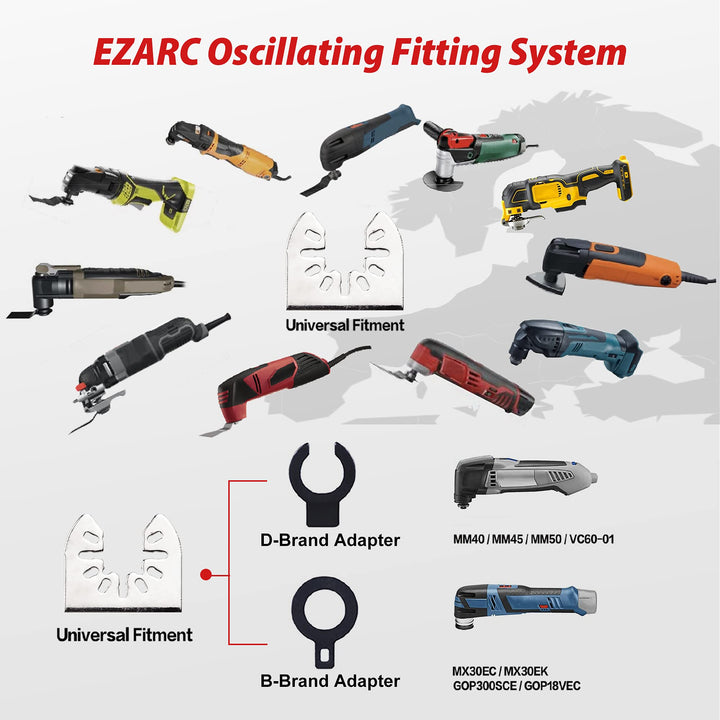 EZARC Oscillating Multi Tool Swing Diamond Blades, Diam