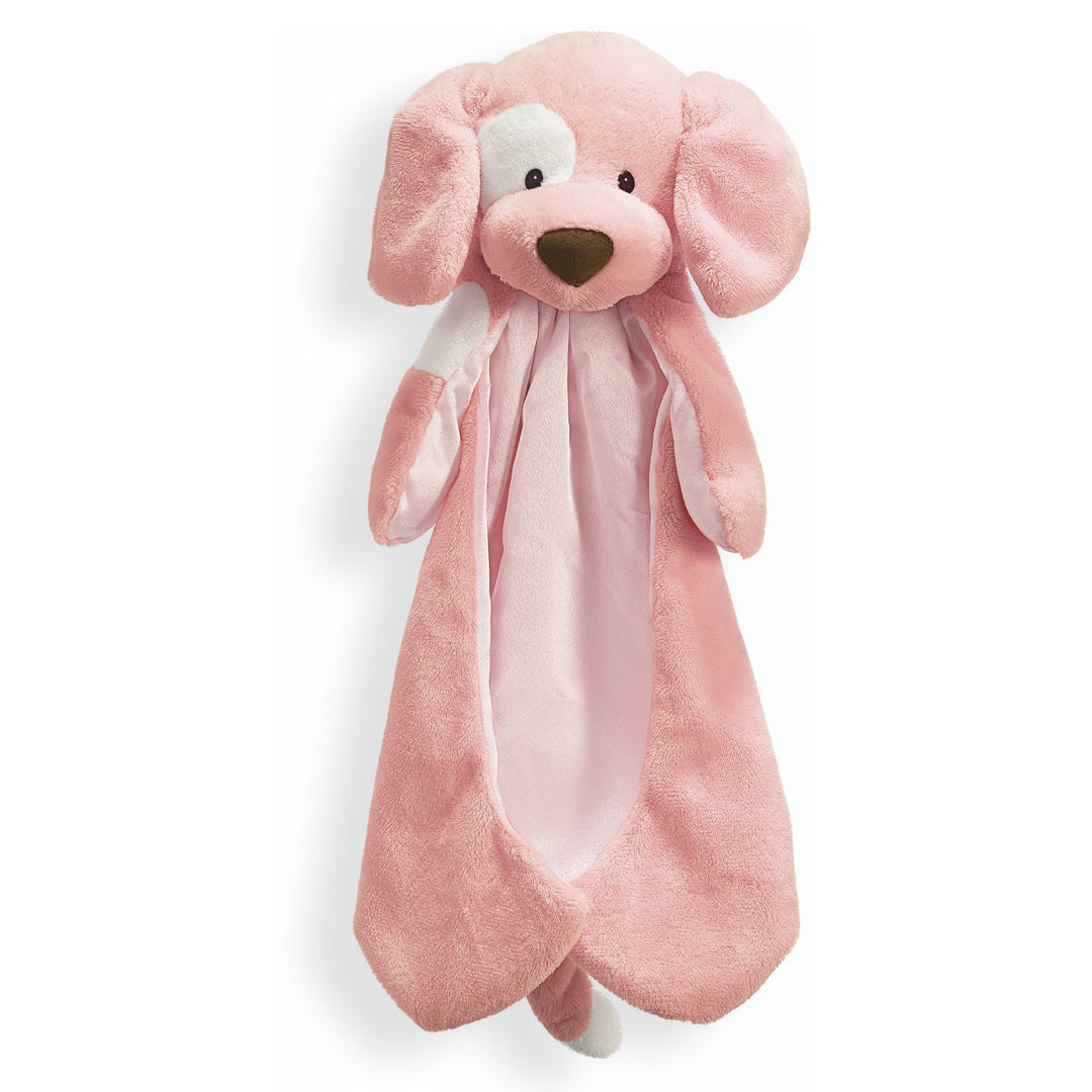 Ba Spunky Huggybuddy Stuffed Animal Plush Blanket, Pink, 15