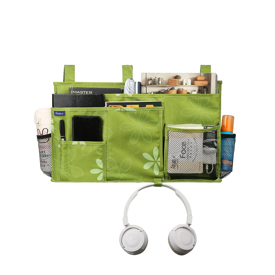 Surblue Bedside Caddy Hanging Bed Organizer Storage Bag