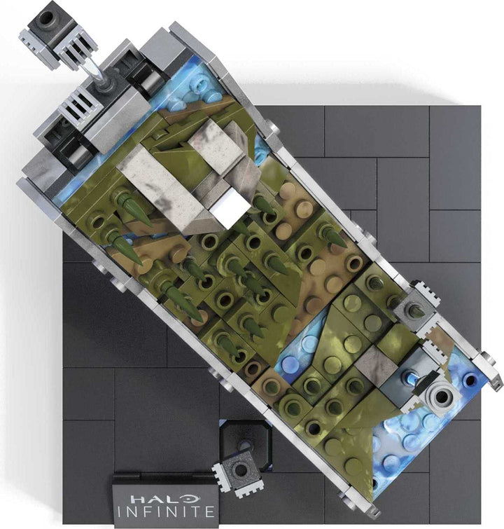 MEGA Halo Infinite Toy Building Set, Forerunner Ring Installation with 301 Pieces and Accessories, 5 Inches Tall, for Collectors