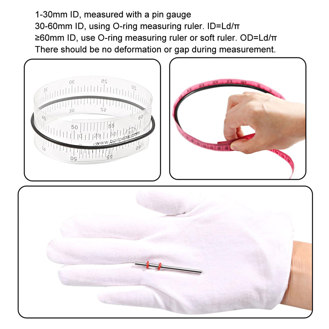 Silicone O-Ring, 4mm OD, 1mm ID, 1.5mm Width, VMQ Seal Rings Gasket for Co2 O Ring, Red, Pack of 50