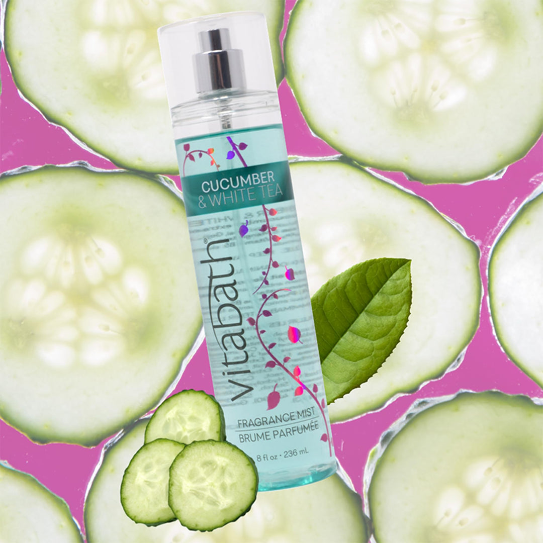 Fragrance Mist, Cucumber and White Tea, 8 Ounce