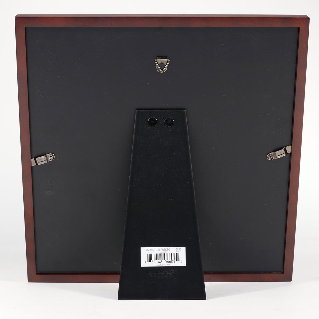 755910 Espresso Wood Picture Frame, Dark Walnut, 10x10
