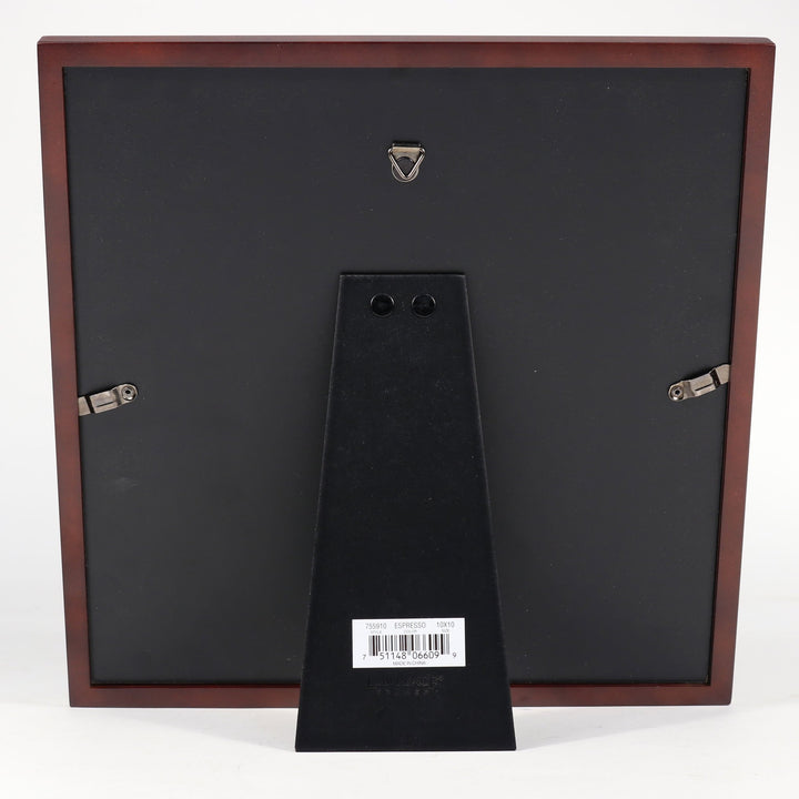 755910 Espresso Wood Picture Frame, Dark Walnut, 10x10