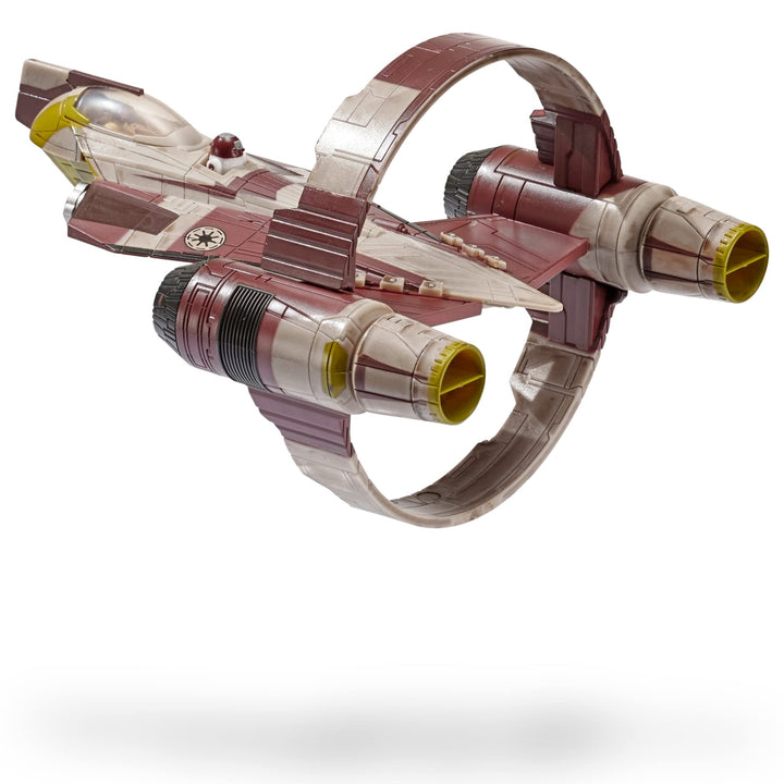 Star Wars Micro Galaxy Squadron Starfighter Class OBI-WAN Kenobi’S Jedi Starfighter- 5-Inch Vehicle with 1-Inch OBI-Wan Kenobi &amp; R4-P17 Micro Figures