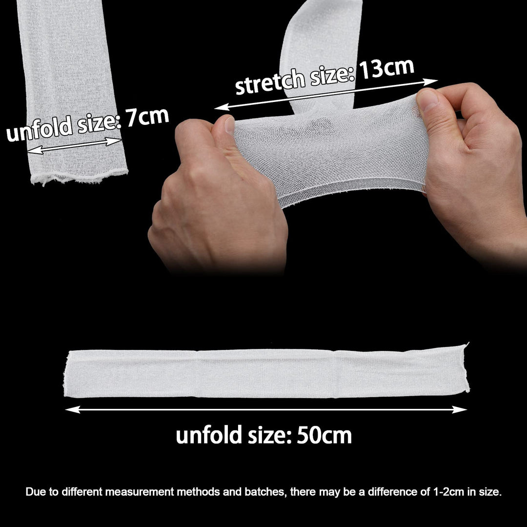 2 Pairs Women&#39;s Long Ultra-thin Lace Gloves Sun UV Protection, Cooling Mesh Tulle Sunscreen Sleeves Fingerless Arms Legs Accessories for Party Outdoor Sport Activities- 50cm, Black/White