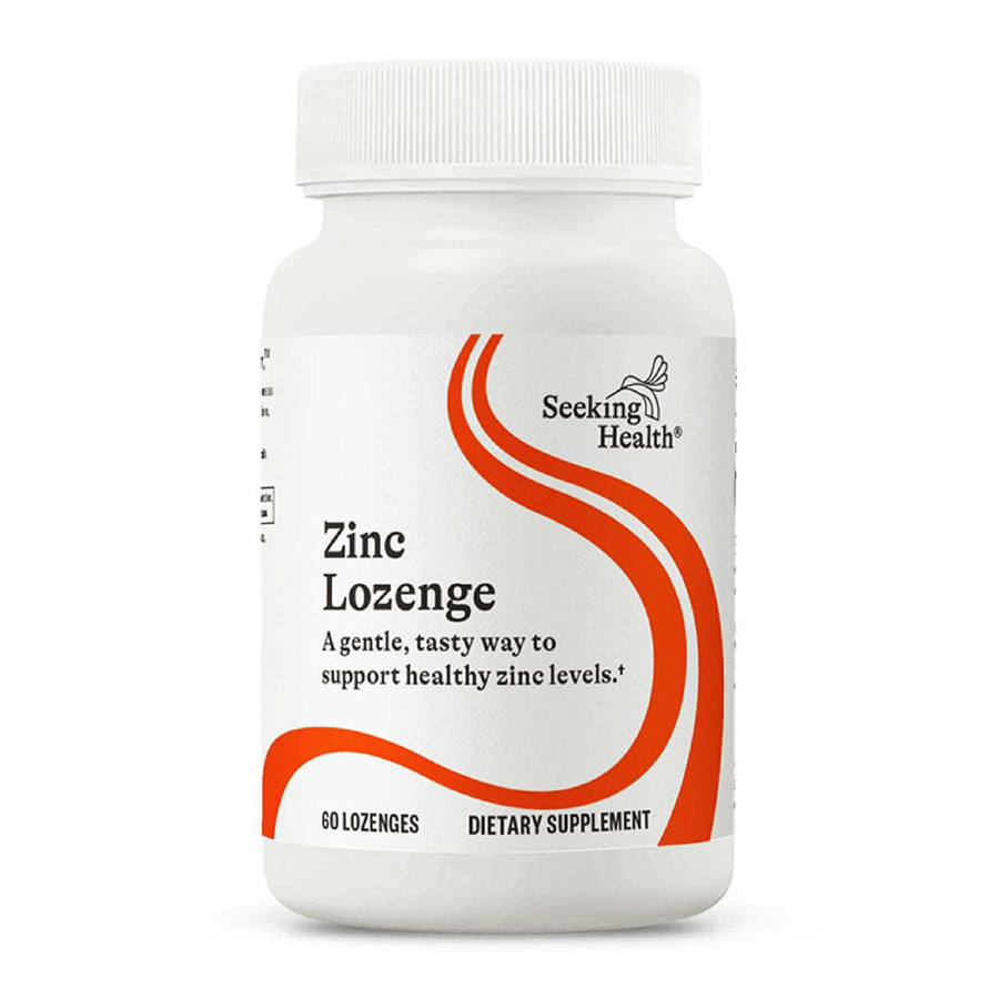 Zinc Chewable, 15 mg of TRAACS® Chelated Zinc Bisglycinate, Immune Support, Natural Fruit Flavor, Vegetarian and Vegan (60 lozenges)*