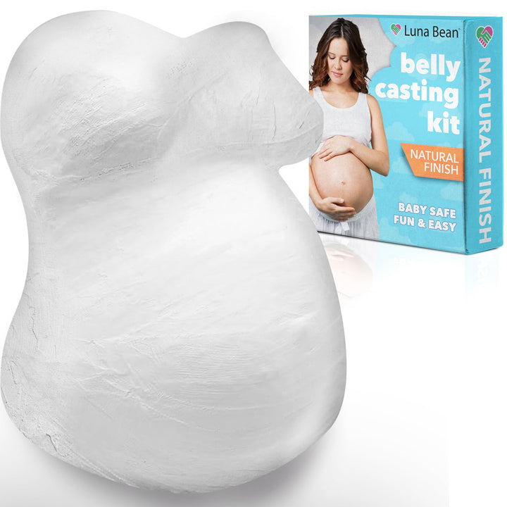 Proud Body Belly Casting Kit Pregnancy, Easy Belly Cast with Natural Finish – Gift for Expecting Mom, Baby Nursery Décor, Mothers Day Keepsake, Mom to Be Gift, Pregnant Mom Gifts