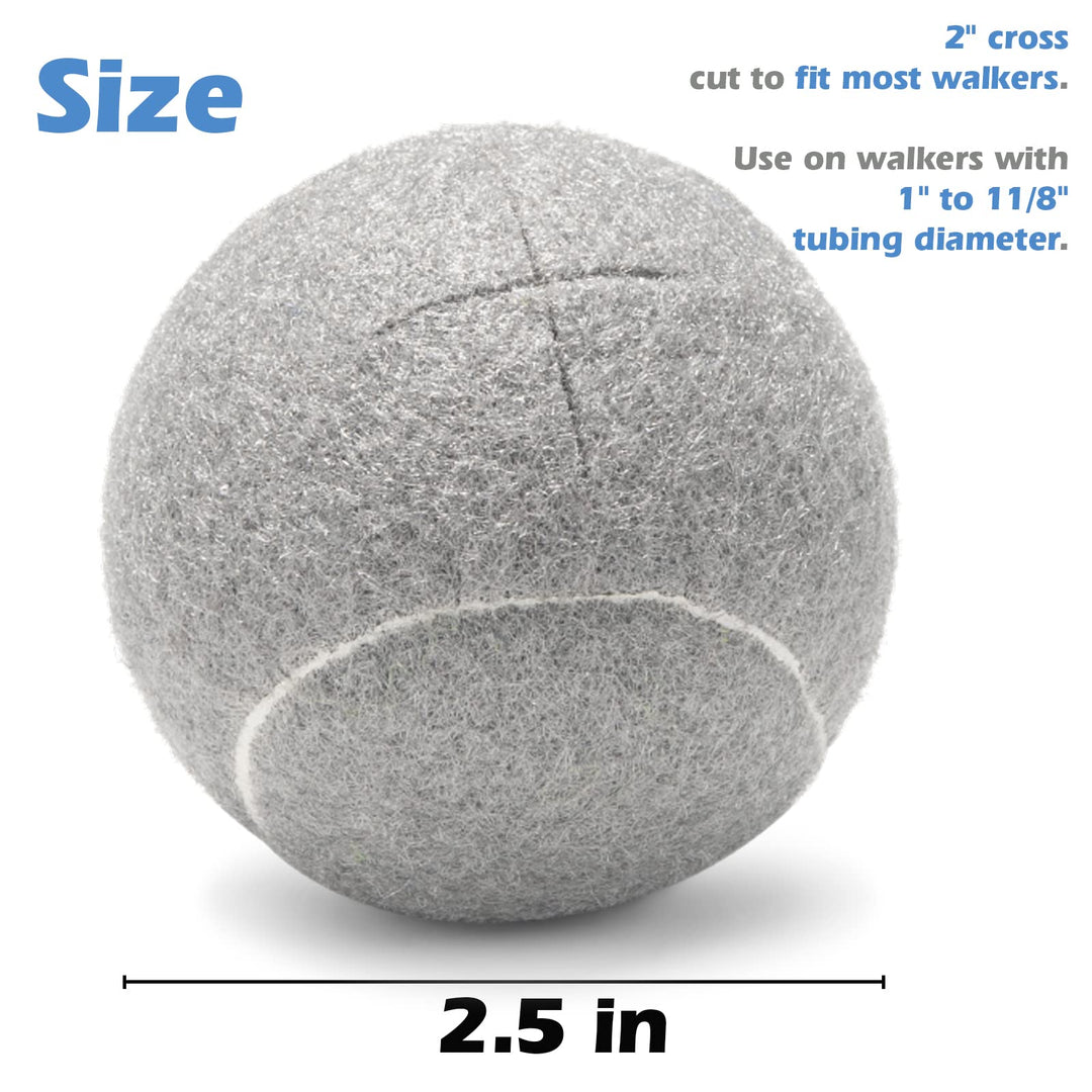 4PCS - Walker Glide Balls,Precut Walker Tennis Balls fo