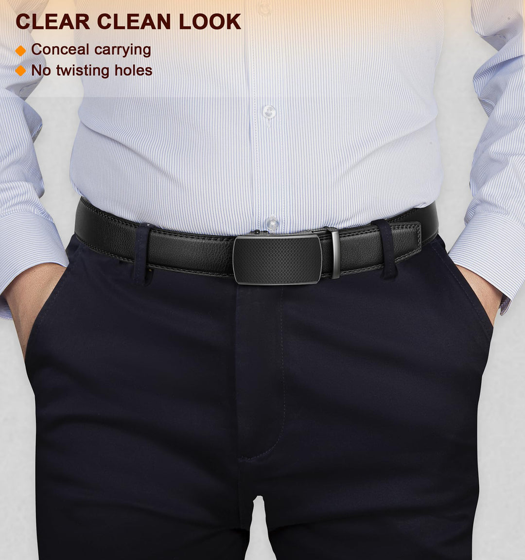 BULLIANT Men&#39;s Belt, Slide Ratchet Belt For Gif