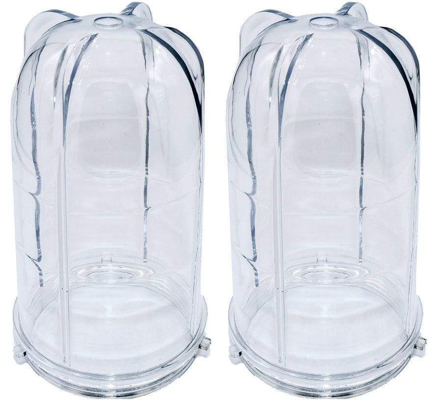 Replacement 16 Ounce Tall Jar Cups, Compatible with Magic Bullet Blender MB-1001, MB-1001B, MBR-1101, MBR-1701, MBR-1702, MBR-0301 250W Cup Diameter is 3.25 - Replacement Cup (2 Pack)