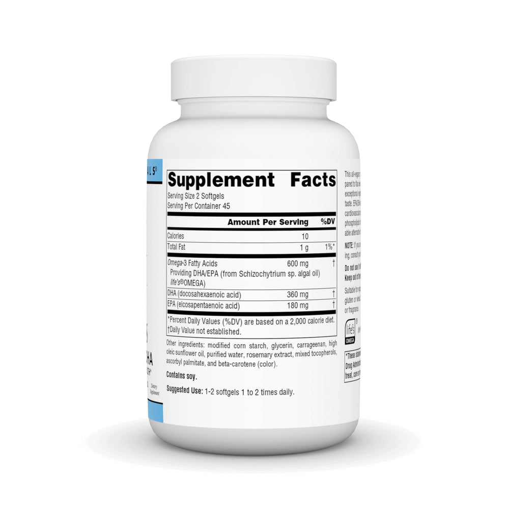 Vegan Omega 3s Epa-Dha* 300mg - 90 Softfgels