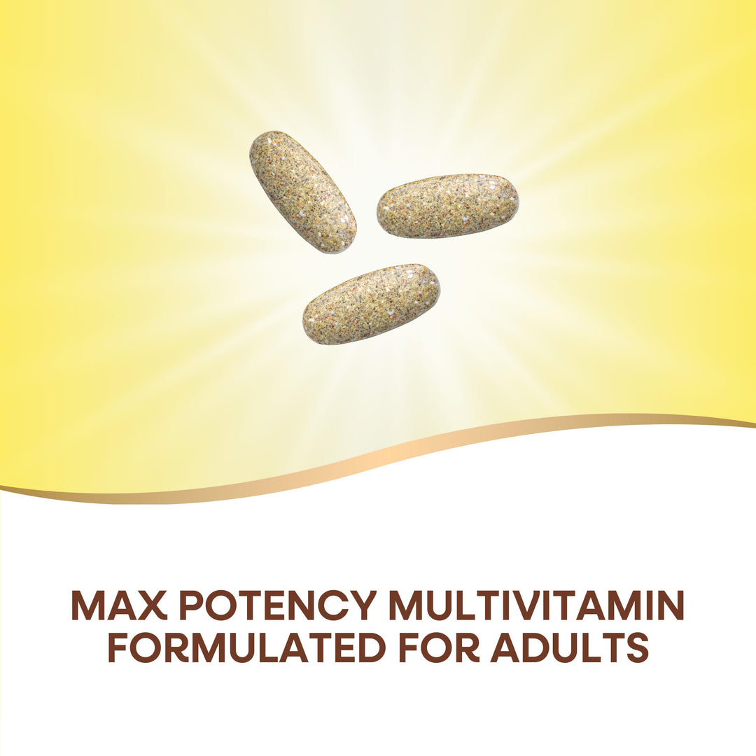 Nature&#39;s Way Alive! Max3 Potency Adult Complete Multivitamin, Ultra Potency B-vitamins to Support Energy Metabolism*, with Methylated B12 and Folate, 180 Tablets (Packaging May Vary)