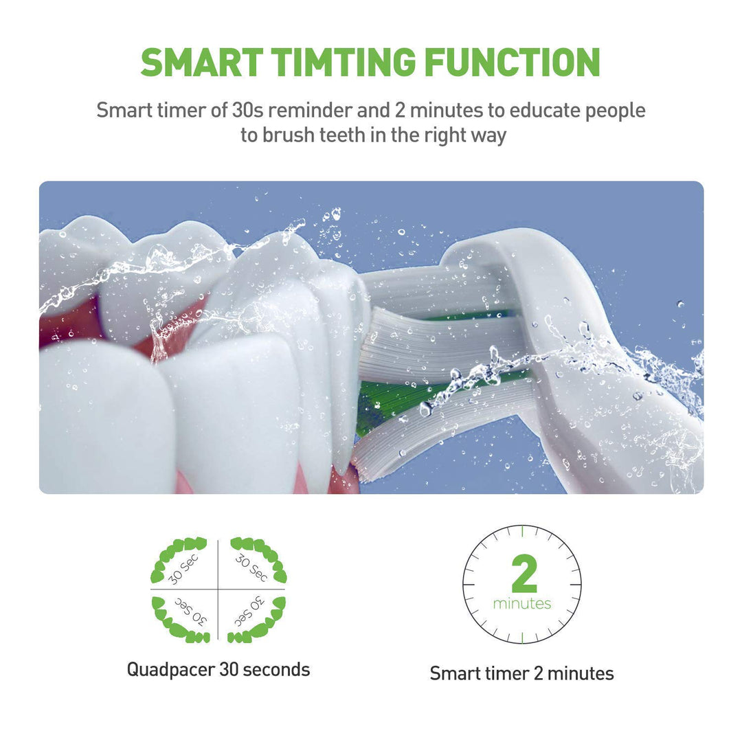Sonic Electric Toothbrushes for Kids-5 Modes with Smart